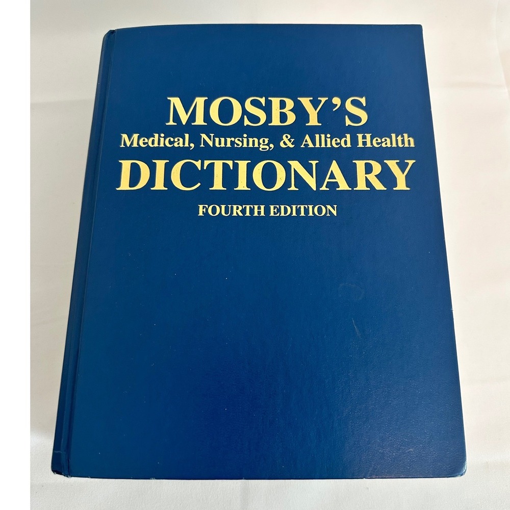 Mosby Medical Nursing &‎ Allied Health Dictionary 4th Ed Blue Hardcover Good